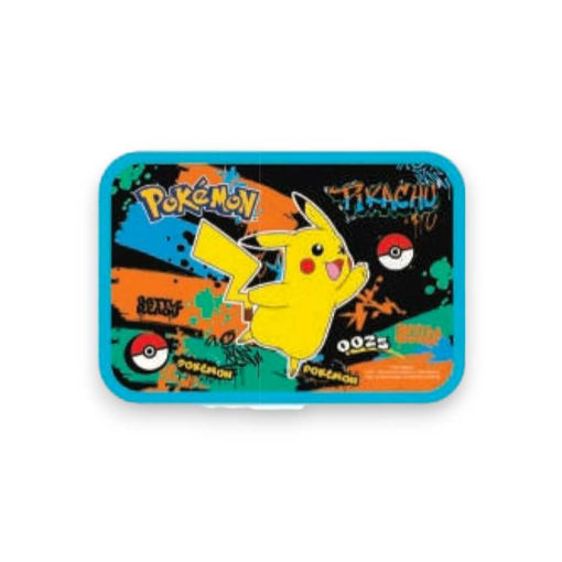 Picture of POKEMON RECTANGULAR BLACK/ORANGE LUNCH BOX